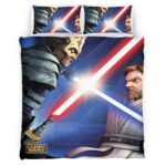 Obi Wan vs Savage Star Wars Charakter Kinderbettwäsche – Bettwäsche