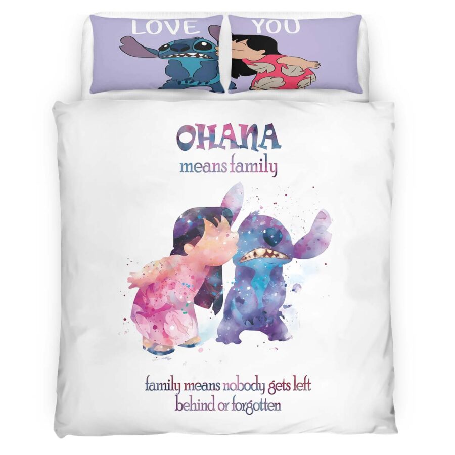 Ohana heißt Familie Lilo und Stitch 3 Kinderbettwäsche – Bettwäsche – Bild 4