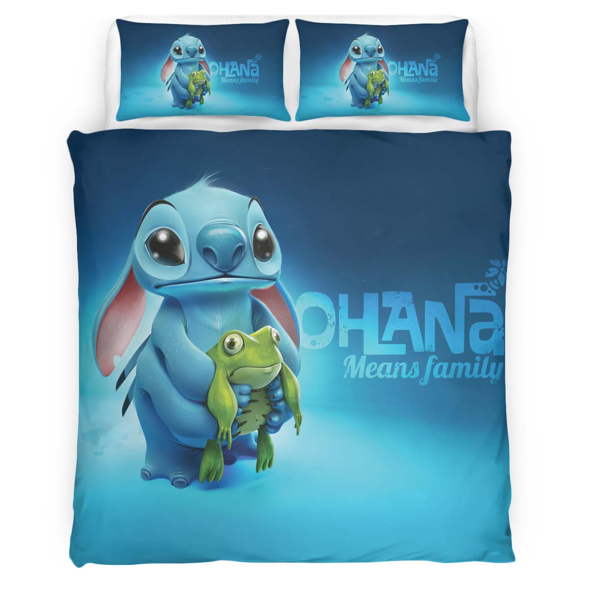 Ohana heißt Familie Lilo und Stitch Kinderbettwäsche – Bettwäsche