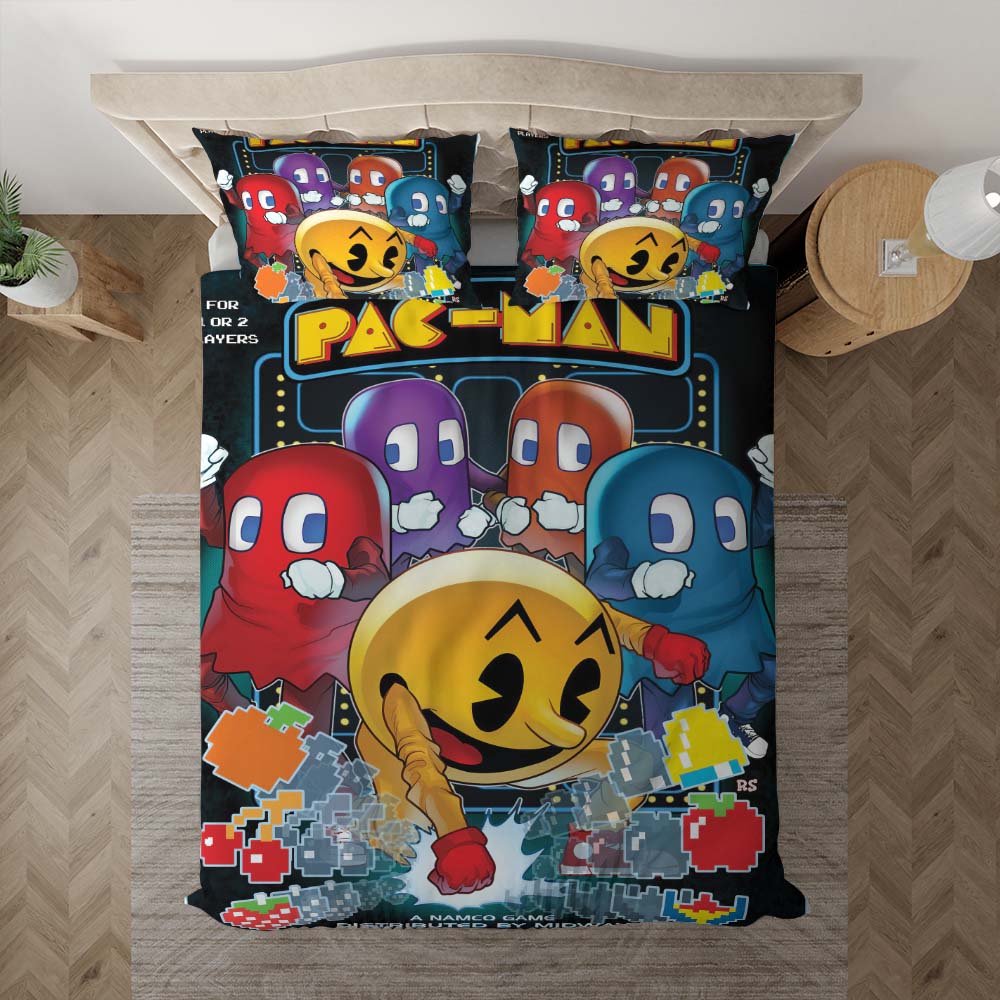 Pacman Spiel 1006 Kinderbettwäsche - Bettwäsche – Bild 3