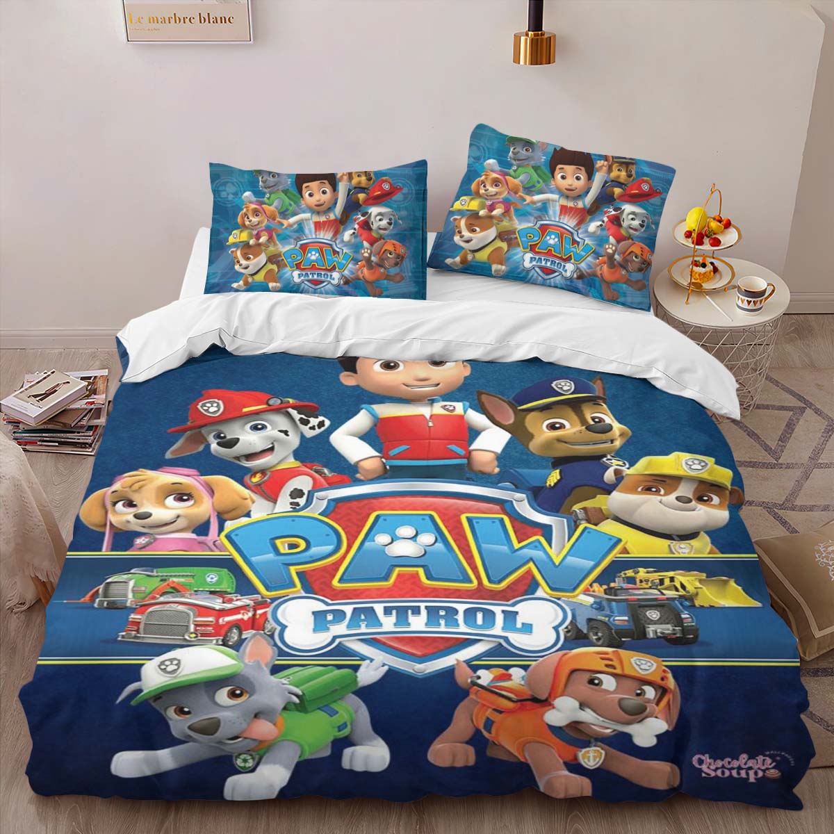 Paw Patrol Alle Charaktere 1 Kinderbettwäsche – Bettwäsche – Bild 2