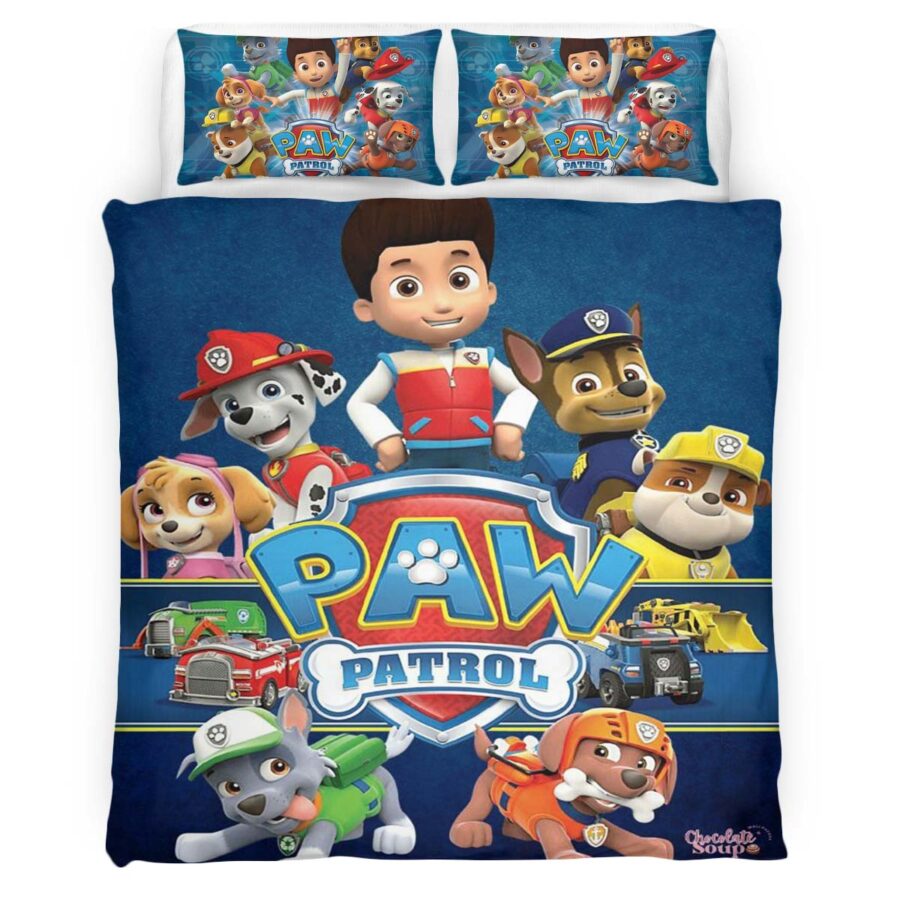 Paw Patrol Alle Charaktere 1 Kinderbettwäsche – Bettwäsche – Bild 4