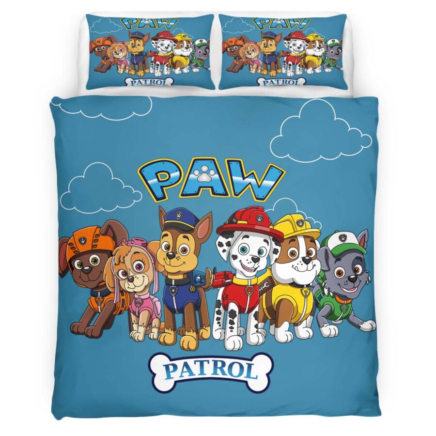 Paw Patrol Alle Charaktere 2 Kinderbettwäsche – Bettwäsche – Bild 4