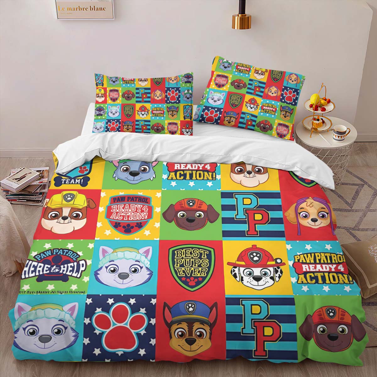 Paw Patrol Alle Charaktere 7 Kinderbettwäsche – Bettwäsche – Bild 2