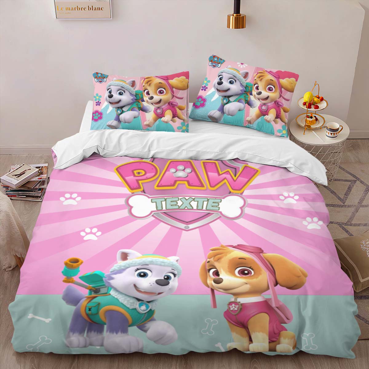 Paw Patrol Everest und Skye 3 Kinderbettwäsche – Bettwäsche – Bild 2