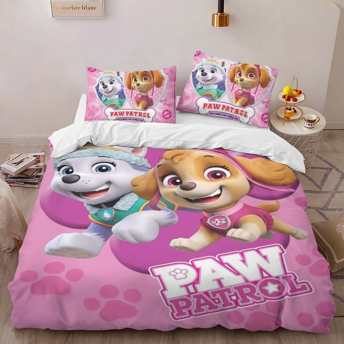 Paw Patrol Everest und Skye 4 Kinderbettwäsche – Bettwäsche – Bild 2