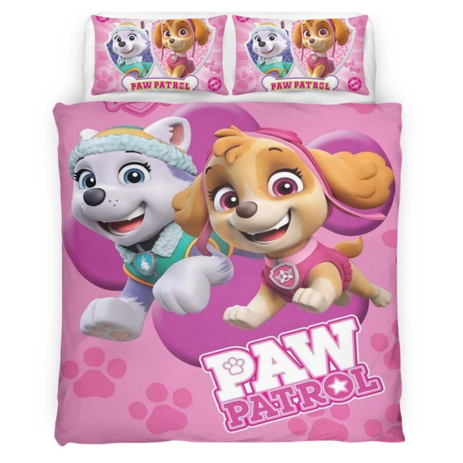Paw Patrol Everest und Skye 4 Kinderbettwäsche – Bettwäsche – Bild 4