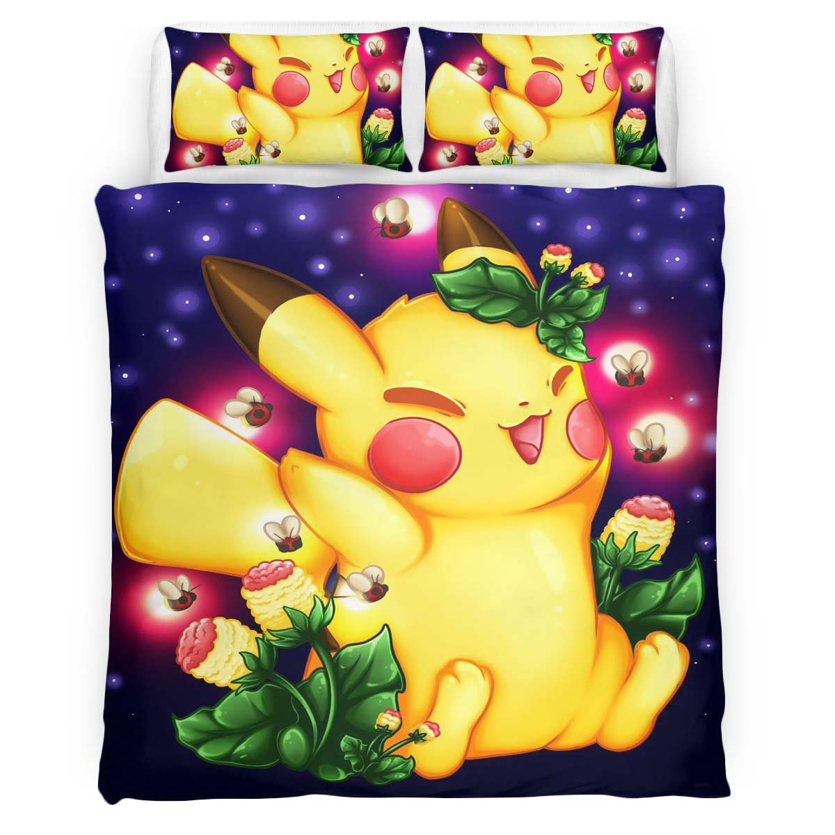 Pikachu 4 Kinderbettwäsche – Bettwäsche