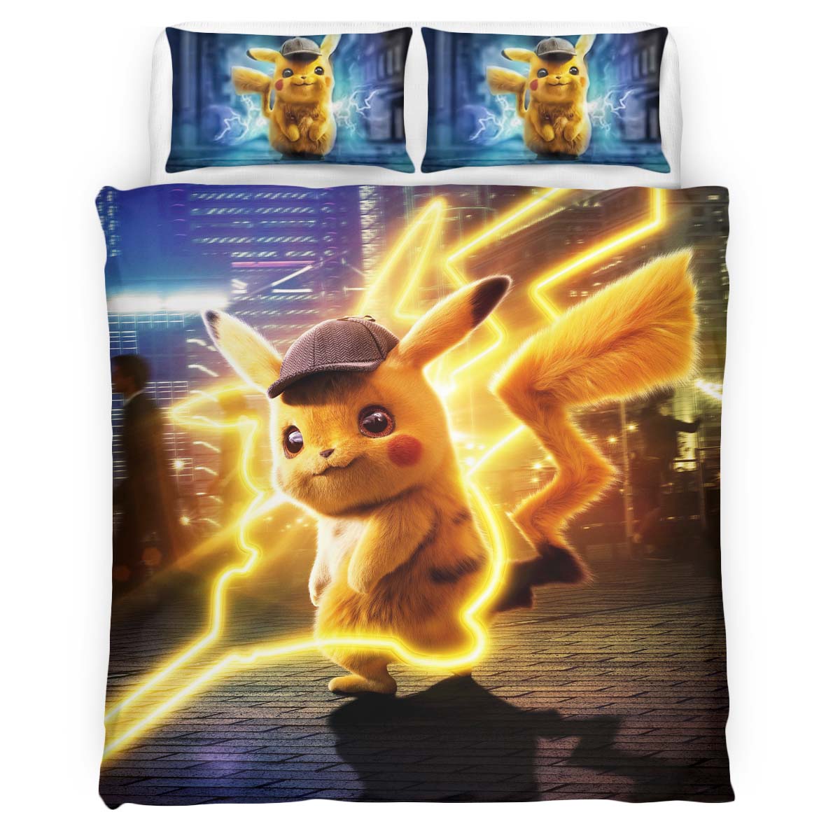 Meisterdetektiv Pikachu 2 Kinderbettwäsche – Bettwäsche
