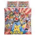 Meisterdetektiv Pikachu Alle Charaktere 3 Kinderbettwäsche – Bettwäsche
