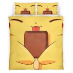 Pikachu Glückliches Gesicht Kinderbettwäsche – Bettwäsche