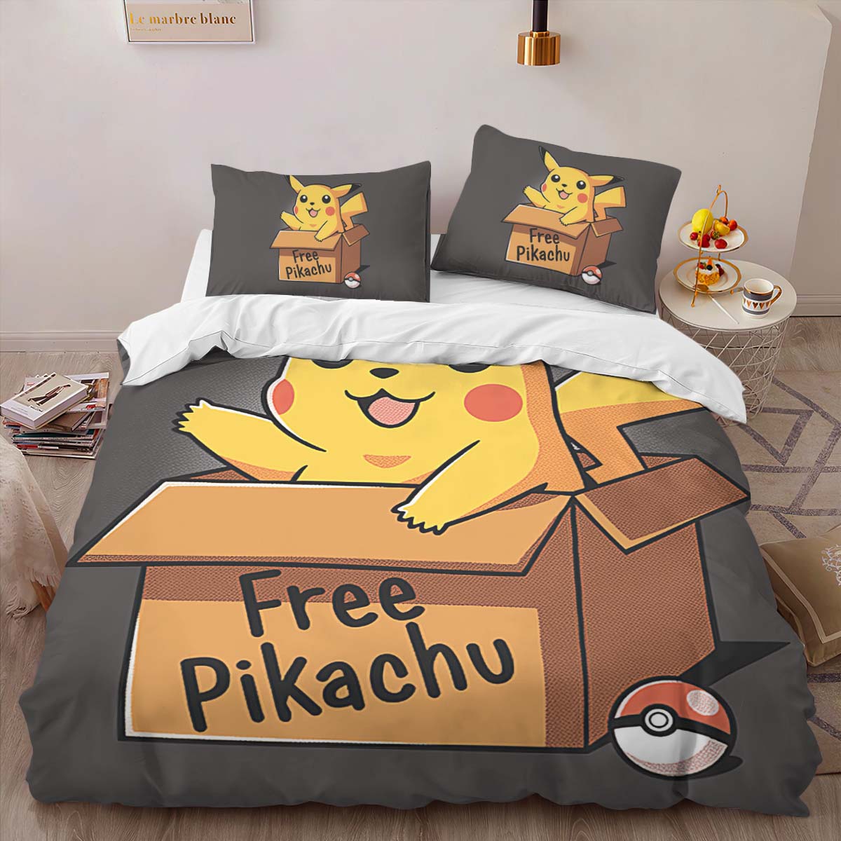 Pikachu Pokemon 4 Kinderbettwäsche – Bettwäsche – Bild 2