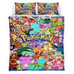 Pokemon Alle Charaktere 3 Kinderbettwäsche – Bettwäsche