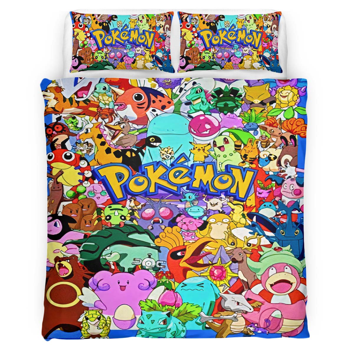 Pokemon Alle Charaktere 3 Kinderbettwäsche – Bettwäsche