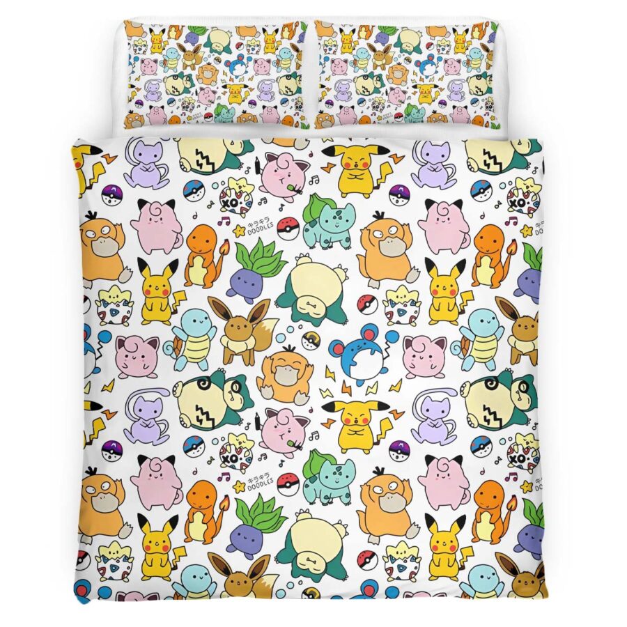 Pokemon Alle Charaktere 5 Kinderbettwäsche – Bettwäsche – Bild 4