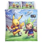 Pokemon Pikachu Fußball 2 Kinderbettwäsche – Bettwäsche