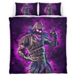 Rabe Violett Neonlicht Skin Fortnite 07 Kinderbettwäsche – Bettwäsche