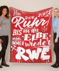 Rot-Weiss Essen Nur der RWE 02 Fleecedecke - Decke