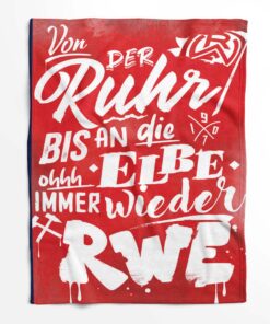 Alternative view of Rot-Weiss Essen Nur der RWE 02 Fleecedecke - Decke