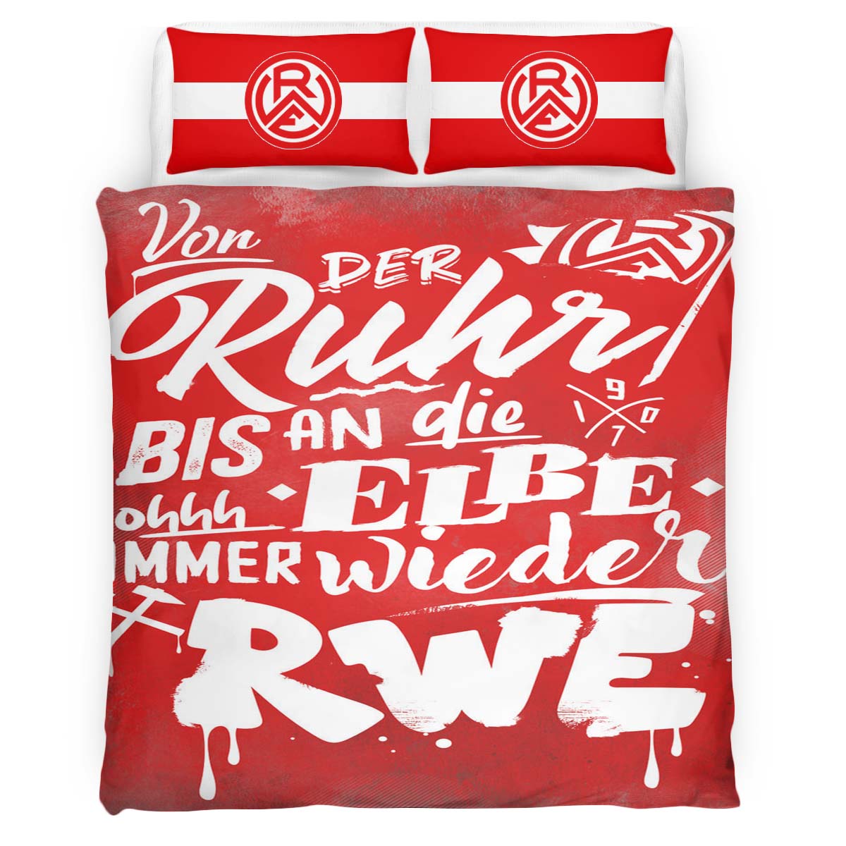 Rot-Weiss Essen Nur der RWE 02 Kinderbettwäsche - Bettwäsche – Bild 2