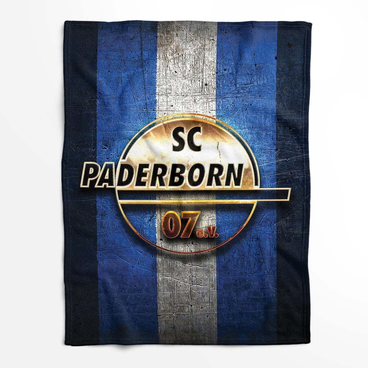 SC Paderborn 07 eV blaumetallic Fleecedecke - Decke – Bild 2