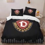 SG Dynamo Dresden black background Kinderbettwäsche – Bettwäsche