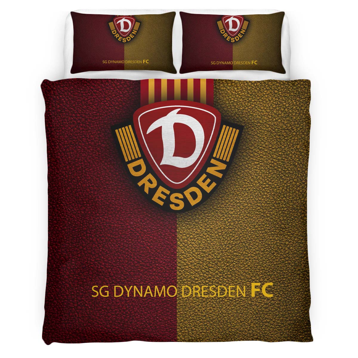 SG Dynamo Dresden yellow leather Kinderbettwäsche - Bettwäsche – Bild 2