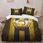 SG Dynamo Dresden yellow metal background Kinderbettwäsche – Bettwäsche