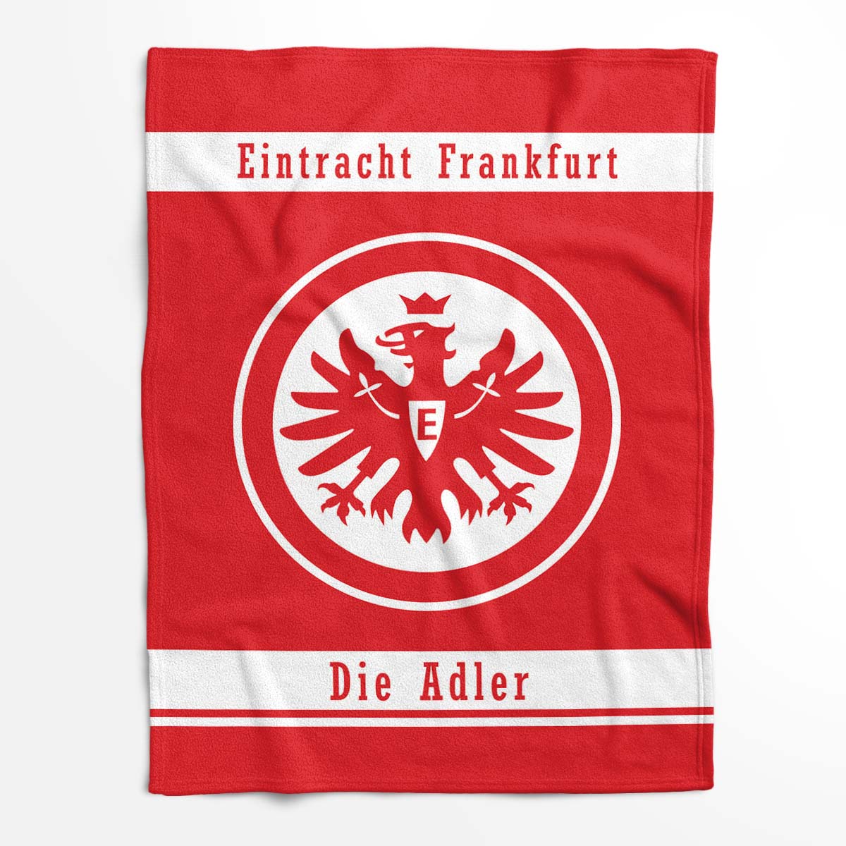 SGE Eintracht Frankfurt Fußballverein FC13 Fleecedecke - Decke – Bild 2