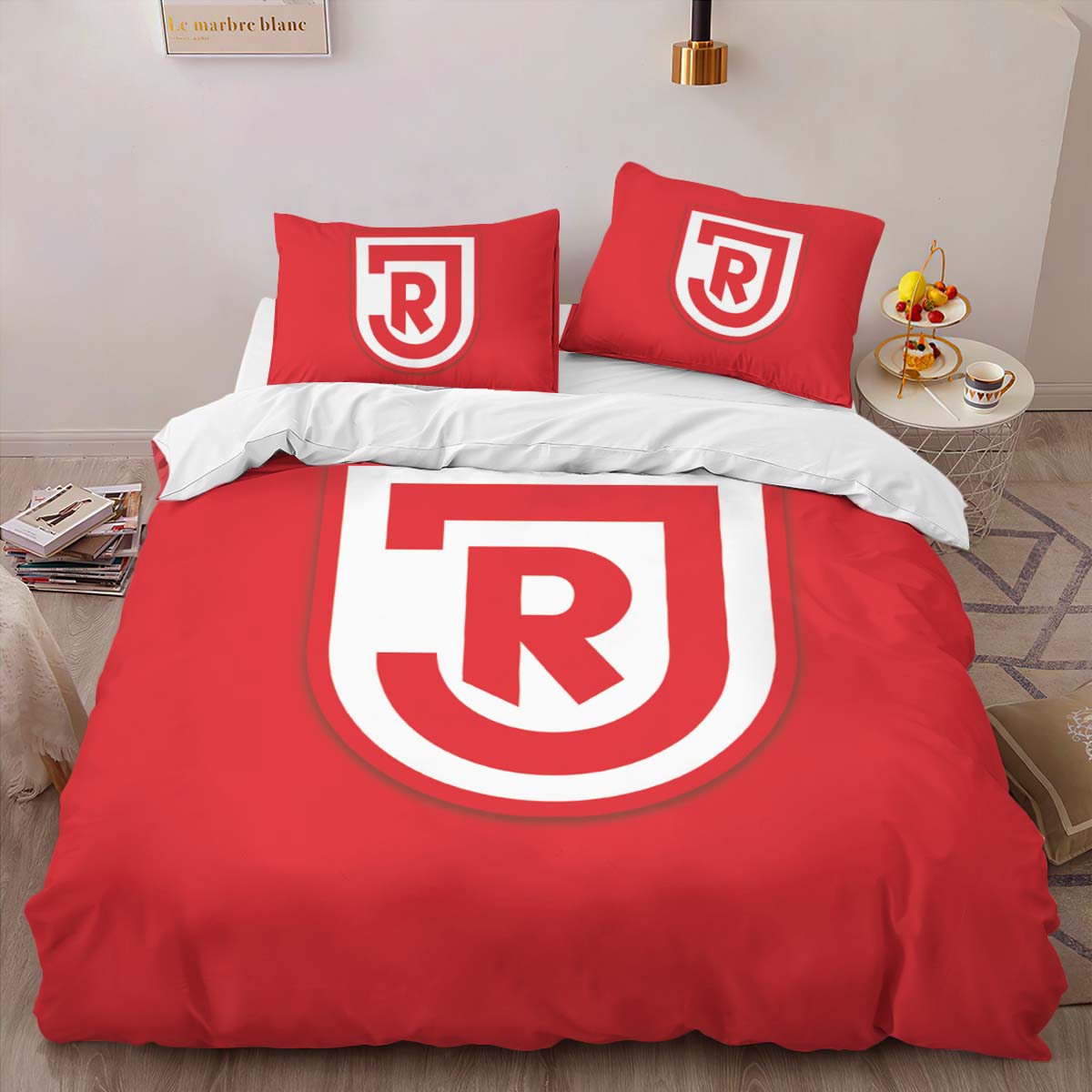 SSV Jahn Regensburg red logo Kinderbettwäsche - Bettwäsche