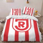 SSV Jahn Regensburg red white 02 Kinderbettwäsche – Bettwäsche