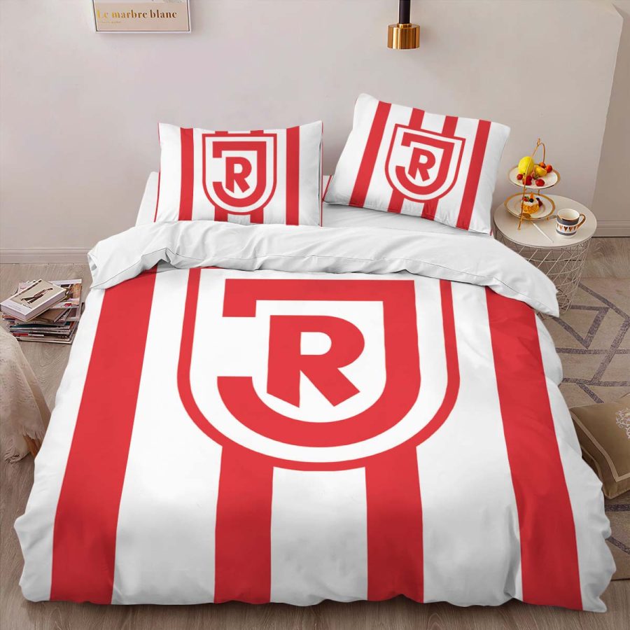 SSV Jahn Regensburg red white 02 Kinderbettwäsche - Bettwäsche – Bild 4