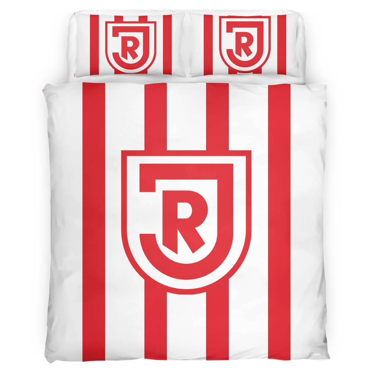 SSV Jahn Regensburg red white 02 Kinderbettwäsche - Bettwäsche – Bild 2