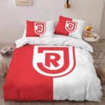 SSV Jahn Regensburg red white 03 Kinderbettwäsche – Bettwäsche