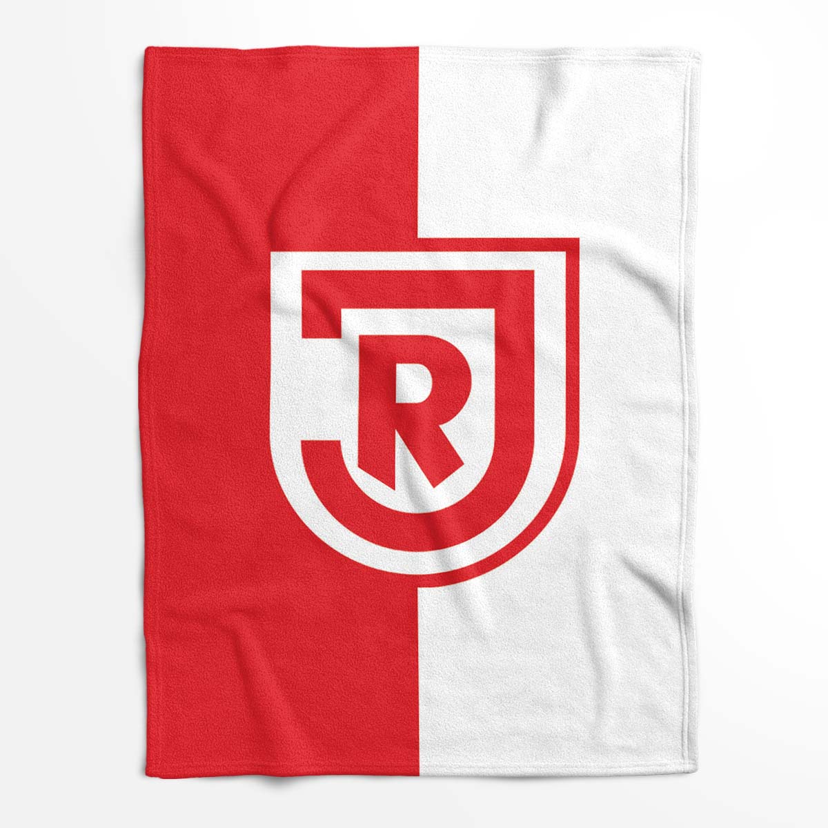 SSV Jahn Regensburg rot weiß 03 Fleecedecke - Decke – Bild 2