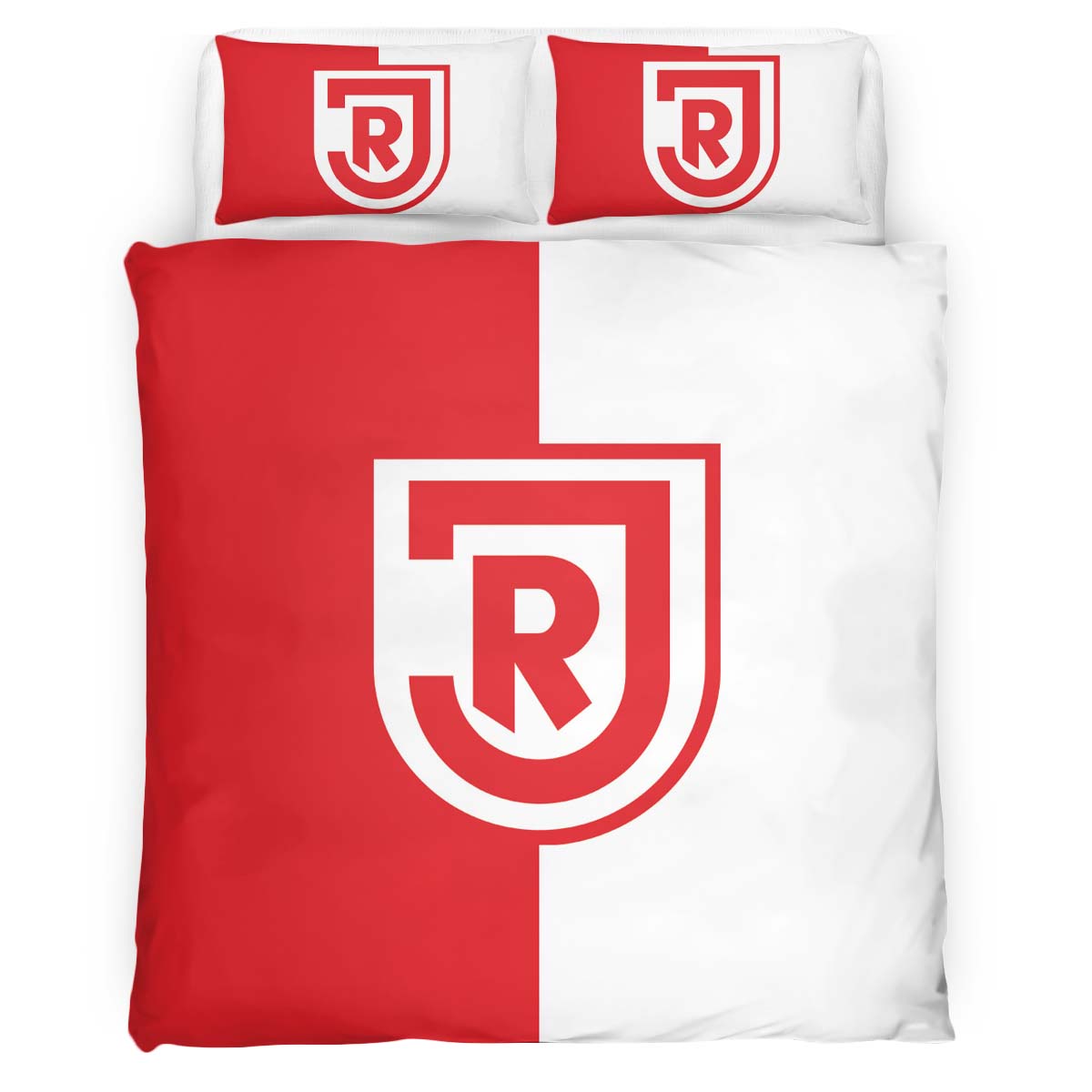 SSV Jahn Regensburg red white 03 Kinderbettwäsche - Bettwäsche – Bild 2