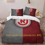 SSV Jahn Regensburg red white leather Kinderbettwäsche – Bettwäsche