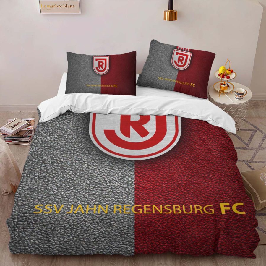 SSV Jahn Regensburg red white leather Kinderbettwäsche - Bettwäsche – Bild 4