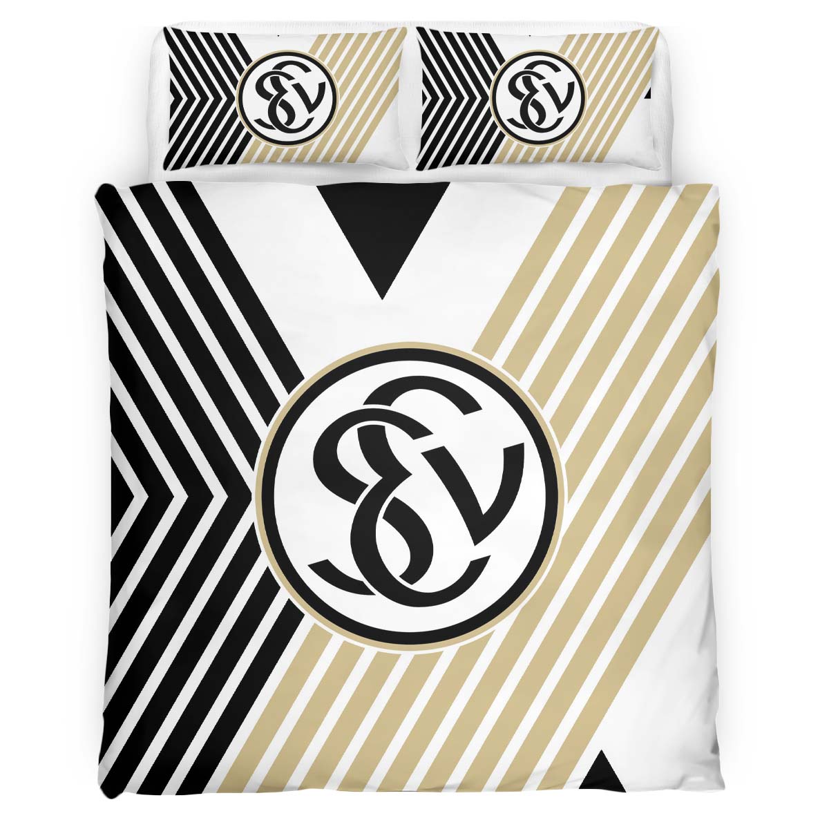 SV 07 Elversberg sve elv deine eins black white background Kinderbettwäsche - Bettwäsche – Bild 2