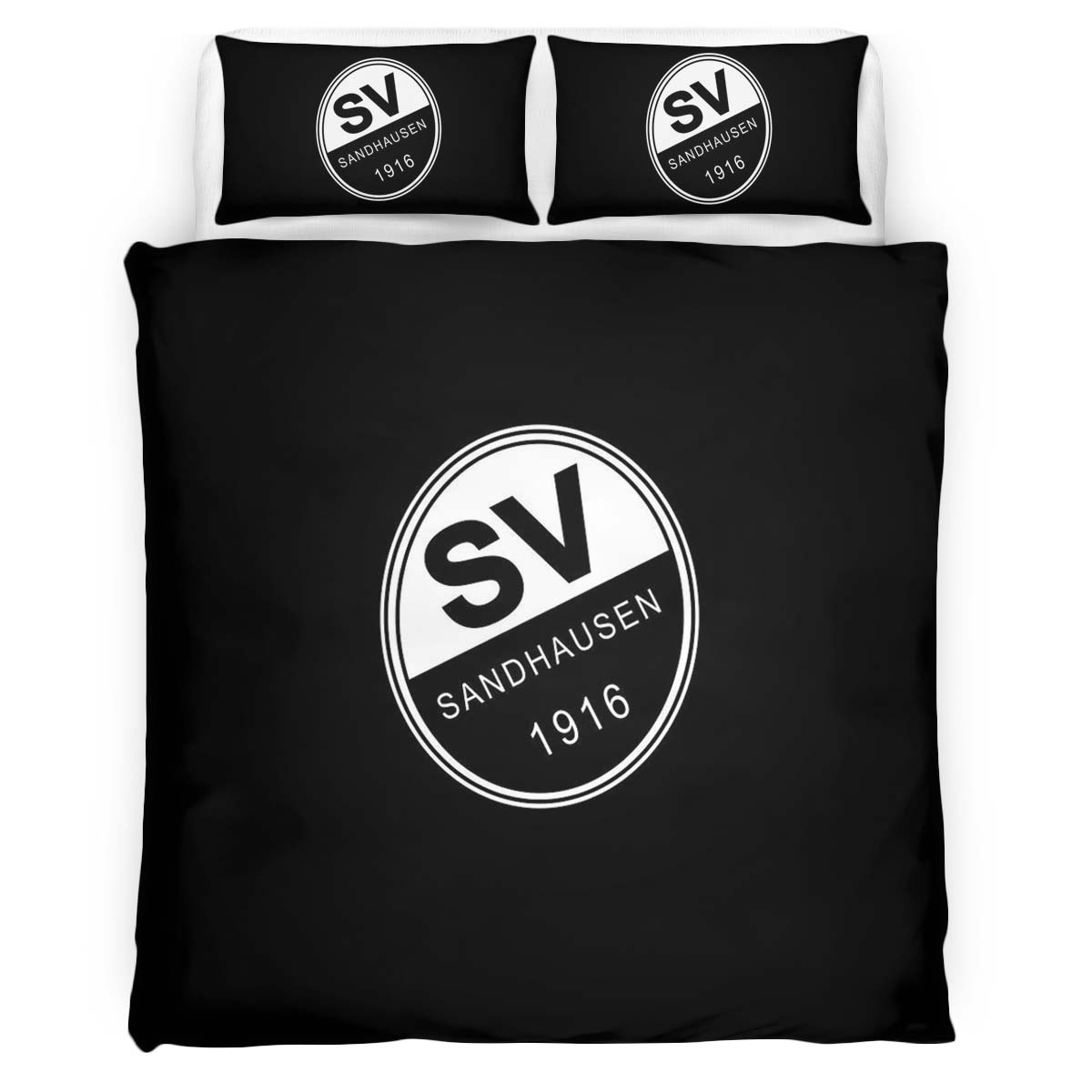 SV Sandhausen black background 03 Kinderbettwäsche - Bettwäsche – Bild 2
