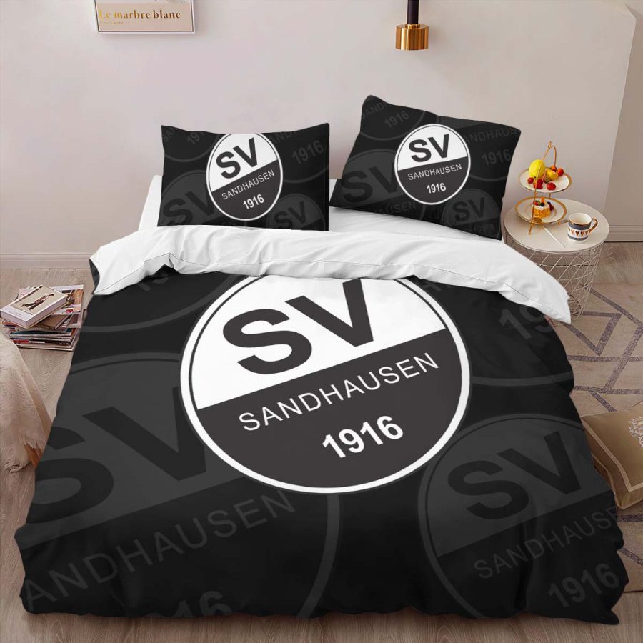SV Sandhausen black white 03 Kinderbettwäsche - Bettwäsche – Bild 4