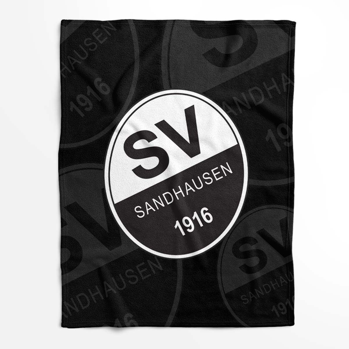 SV Sandhausen schwarz weiß 03 Fleecedecke - Decke – Bild 2