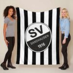 SV Sandhausen schwarz weiß 04 Fleecedecke – Decke