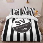 SV Sandhausen black white 04 Kinderbettwäsche – Bettwäsche