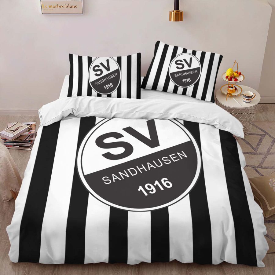 SV Sandhausen black white 04 Kinderbettwäsche - Bettwäsche – Bild 4