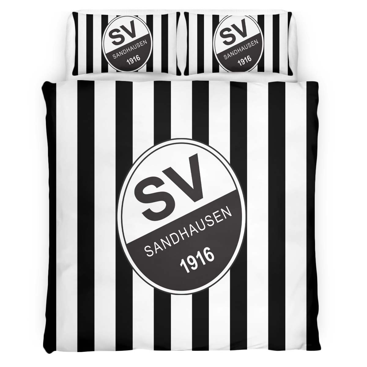 SV Sandhausen black white 04 Kinderbettwäsche - Bettwäsche – Bild 2