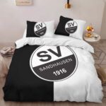 SV Sandhausen black white 05 Kinderbettwäsche – Bettwäsche