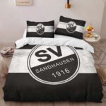 SV Sandhausen black white Kinderbettwäsche – Bettwäsche