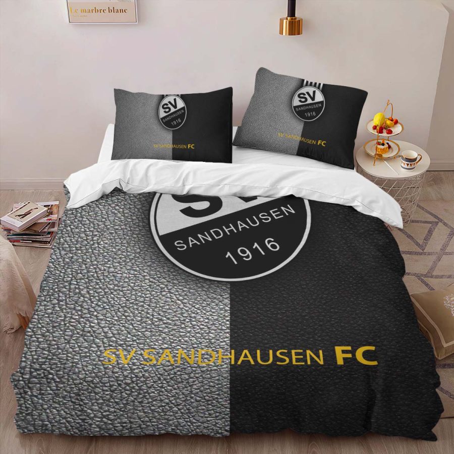 SV Sandhausen black white leather Kinderbettwäsche - Bettwäsche – Bild 4