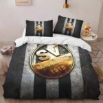 SV Sandhausen black white metal Kinderbettwäsche – Bettwäsche